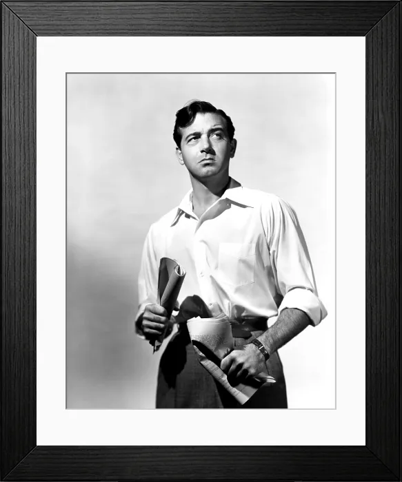 Framed Print : THE SAXON CHARM, John Payne, 1948 Framed Print : THE SAXON CHARM, John Payne, 1948