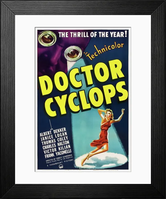 Framed Print : DR. CYCLOPS, (aka DOCTOR CYCLOPS), from top: Albert Dekker, Janice Logan, 1940