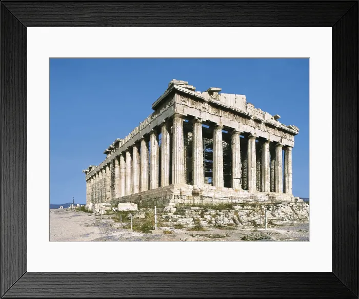 Framed Print : IKTINOS (5th C. BC); PHIDIAS (490 -431 BC); CALCRATES, (5th C. BC). Parthenon. GREECE. Athens. Acropolis. Parthenon. Classical Greek art. Architecture Framed Print : IKTINOS (5th C. BC); PHIDIAS (490 -431 BC); CALCRATES, (5th C. BC). Parthenon. GREECE. Athens. Acropolis. Parthenon. Classical Greek art. Architecture