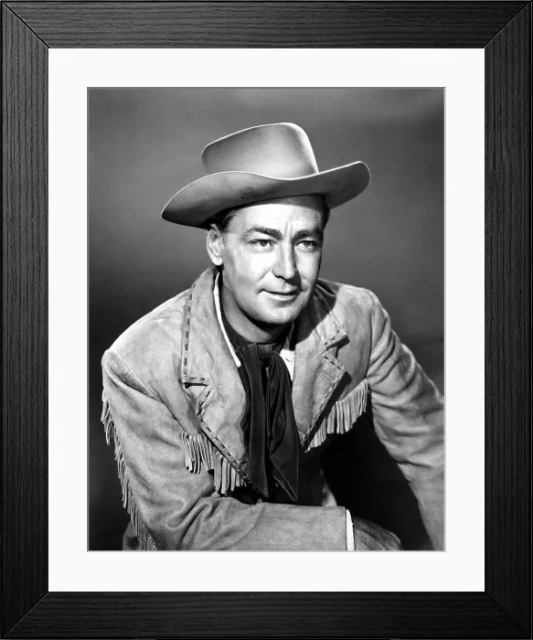 Framed Print : DRUM BEAT, Alan Ladd, 1954