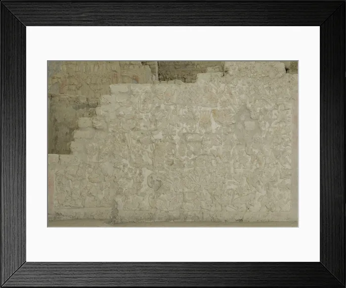 Framed Print : PERU. LA LIBERTAD. El Brujo Archaeological Complex. Moche Culture (100-750). Moche or Mochica Art. AISA / Everett Collection**US SALES ONLY**