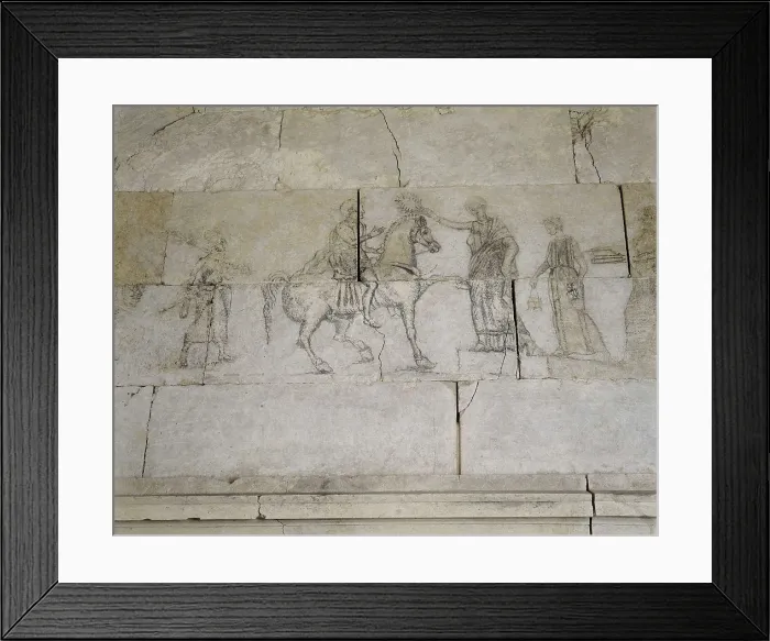 Framed Print : BULGARIA. RUSE. Sveshtari. Thracian Tomb of Sveshtari. Thracian Tomb of Sveshtari (3rd c. BC). Mural painting. Thracian art. Painting. AISA / Everett Collection**US SALES ONLY** Framed Print : BULGARIA. RUSE. Sveshtari. Thracian Tomb of Sveshtari. Thracian Tomb of Sveshtari (3rd c. BC). Mural painting. Thracian art. Painting. AISA / Everett Collection**US SALES ONLY**