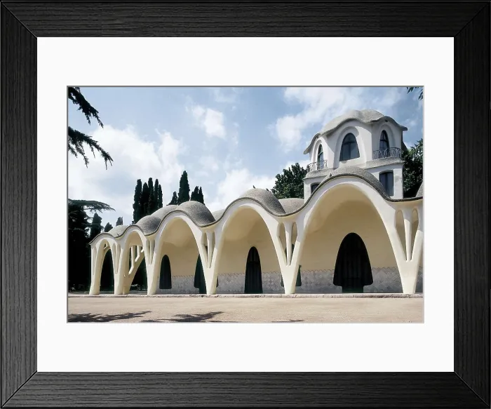 Framed Print : MUNCUNILL I PARELLADA, Llus (1868-1931). Masia Freixa. 1907-1910. SPAIN. CATALONIA. BARCELONA. Terrassa. Modernism. Architecture. AISA / Everett Collection**US SALES ONLY**