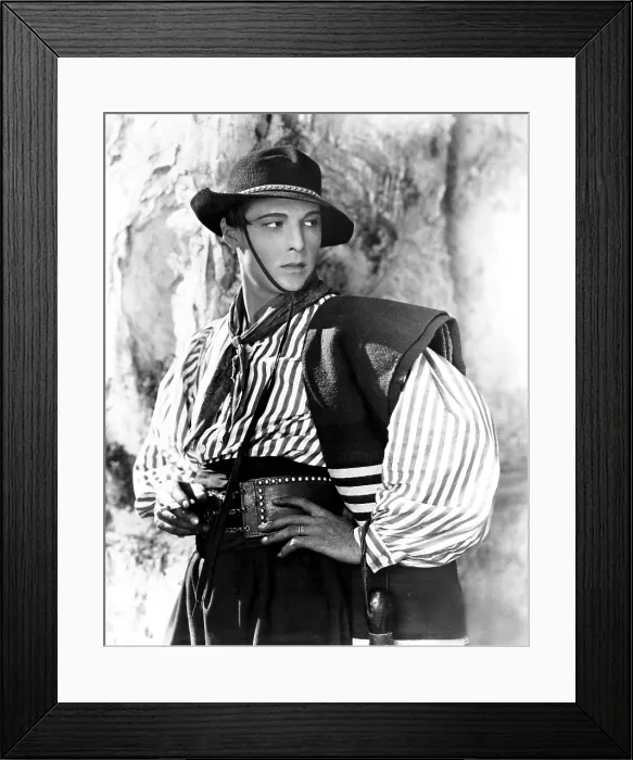 Framed Print : A SAINTED DEVIL, Rudolph Valentino, 1924