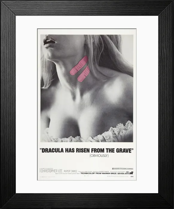 Framed Print : DRACULA HAS RISEN FROM THE GRAVE, US poster art, 1968 Framed Print : DRACULA HAS RISEN FROM THE GRAVE, US poster art, 1968