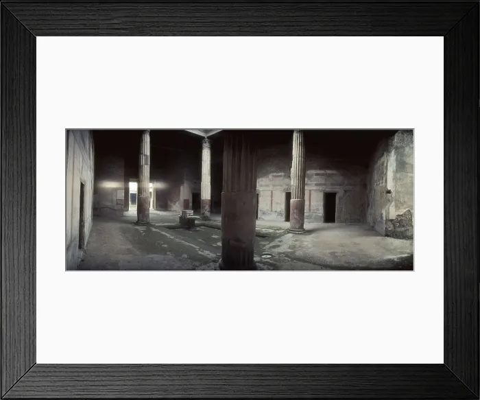 Framed Print : ITALY. Pompeii. House of the Silver Wedding. Tetrastyle atrium. Roman art. Early Empire. Architecture. AISA / Everett Collection**US SALES ONLY** Framed Print : ITALY. Pompeii. House of the Silver Wedding. Tetrastyle atrium. Roman art. Early Empire. Architecture. AISA / Everett Collection**US SALES ONLY**