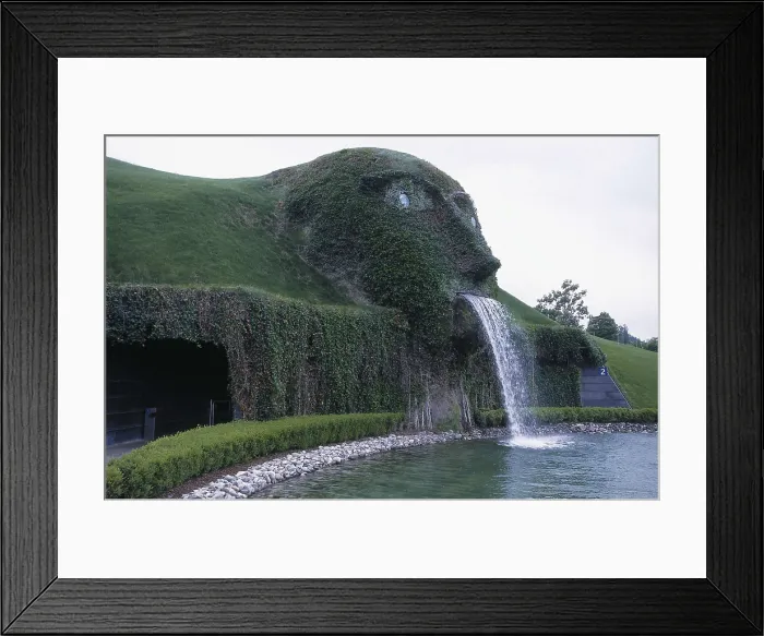 Framed Print : AUSTRIA. Wattens. Swarovski Kristallwelten Park (Crystal Worlds). Fountain designed by Andr Heller (1995). AISA / Everett Collection**US SALES ONLY**