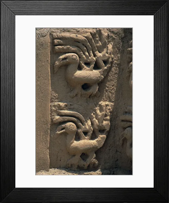 Framed Print : PERU. Trujillo. Chan Chan. Mural decoration. Condor. Chimu art. AISA / Everett Collection**US SALES ONLY**