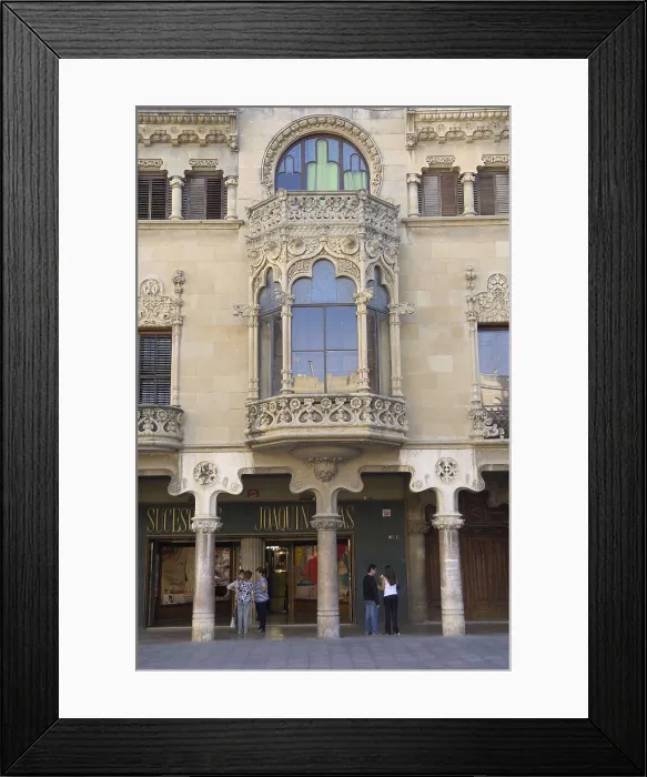 Framed Print : SPAIN. Reus. Navs House. Route of Modernism. Navs House by Llus Domnech i Muntaner (1901). Architecture. AISA / Everett Collection**US SALES ONLY** Framed Print : SPAIN. Reus. Navs House. Route of Modernism. Navs House by Llus Domnech i Muntaner (1901). Architecture. AISA / Everett Collection**US SALES ONLY**