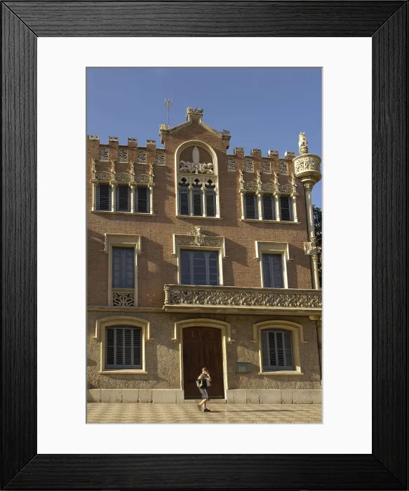 Framed Print : DOMENECH I MONTANER, Lluis (1850-1923). Rull House. 1900. SPAIN. Reus. Rull House. Route of Modernism. Modernism. Architecture. AISA / Everett Collection**US SALES ONLY**