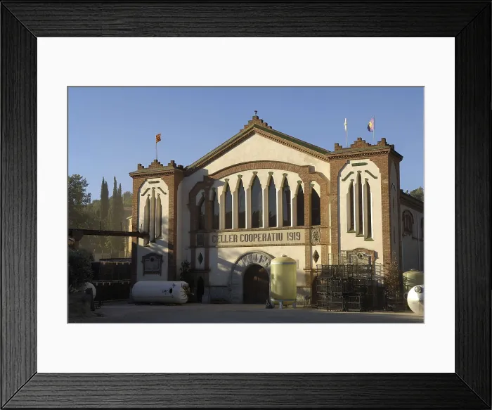 Framed Print : SPAIN. Falset. Cooperative winnery in Modernist style, work by Csar Martinell (1919). Modernism. Architecture. AISA / Everett Collection**US SALES ONLY**