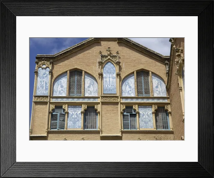 Framed Print : DOMENECH I MONTANER, Lluis (1850-1923). Pere Mata Institute. 1897 - 1912. SPAIN. Reus. Institut Pere Mata. Route of Modernism. Modernism. Architecture