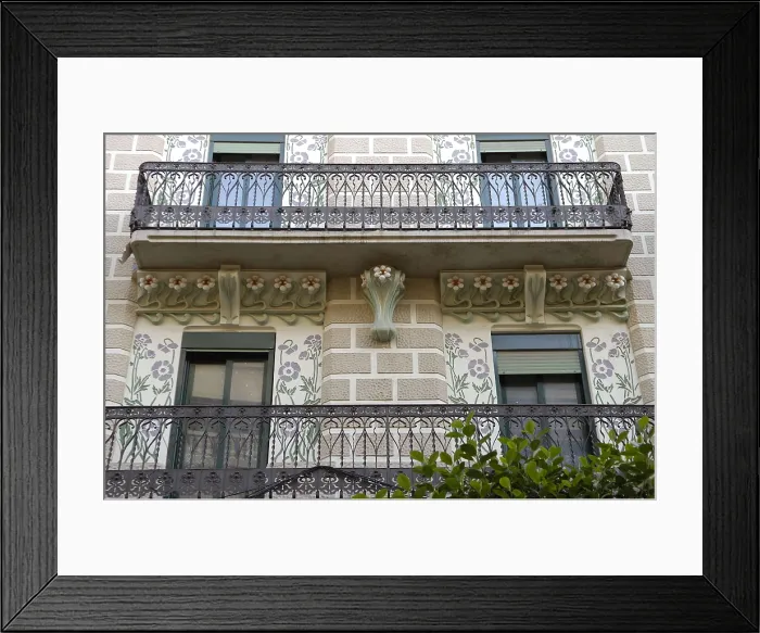 Framed Print : SPAIN. Reus. Route of Modernism. Anguera House, by Pere Caselles i Tarrats (1905). Modernism. Architecture. AISA / Everett Collection**US SALES ONLY**
