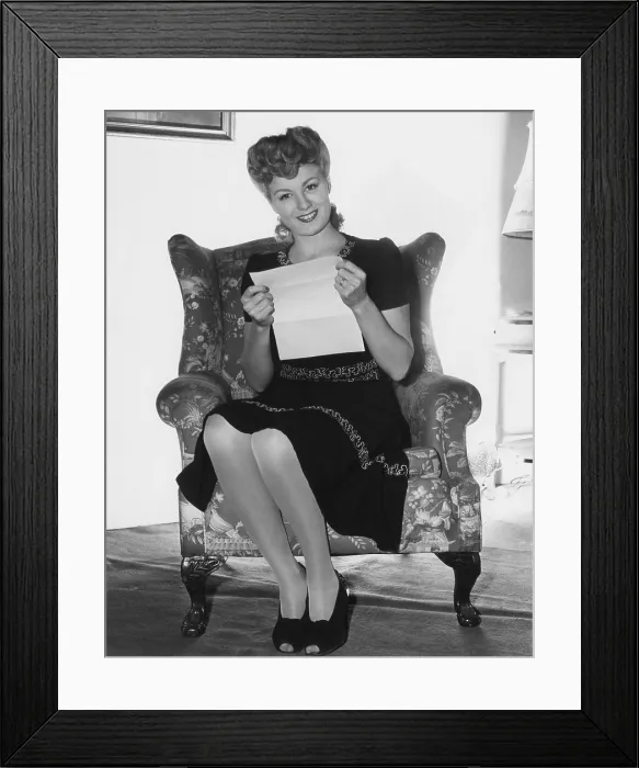 Framed Print : SAILOR'S HOLIDAY, Shelley Winters, 1944