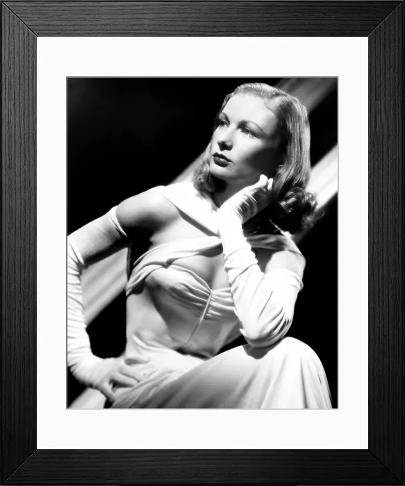 Framed Print : SAIGON, Veronica Lake, in a gown by Edith Head, 1948 Framed Print : SAIGON, Veronica Lake, in a gown by Edith Head, 1948