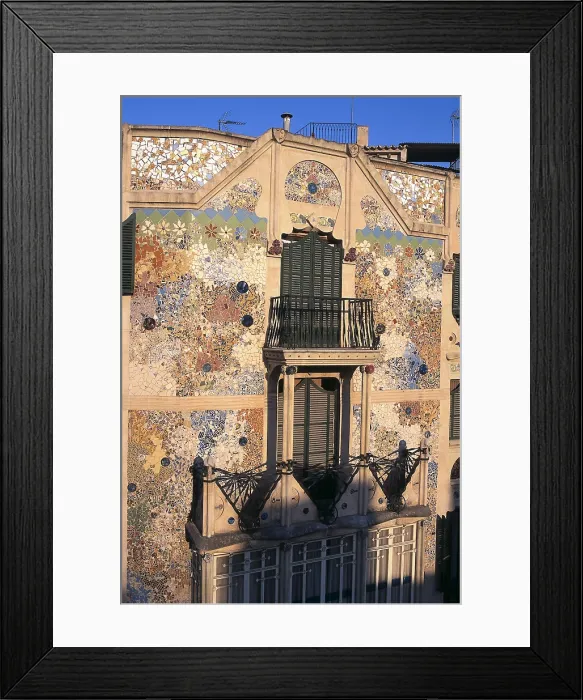 Framed Print : SPAIN. MALLORCA. Palma de Mallorca. Can Rei. Art Nouveau building located at the Marqus del Rey Square. AISA / Everett Collection**US SALES ONLY**