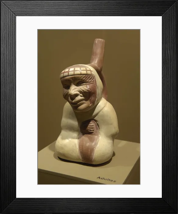 Framed Print : Ceramics depicting the stages of life (3rd c. AD). Adult age. Moche or Mochica Art. PERU. Sipn. Royal Tombs of Sipn Museum. AISA / Everett Collection**US SALES ONLY** Framed Print : Ceramics depicting the stages of life (3rd c. AD). Adult age. Moche or Mochica Art. PERU. Sipn. Royal Tombs of Sipn Museum. AISA / Everett Collection**US SALES ONLY**