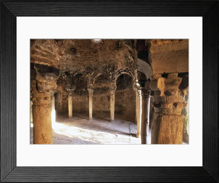 Framed Print : SPAIN. MALLORCA. Palma de Mallorca. Arab baths (10th c.). Hispano-Moresque art. AISA / Everett Collection**US SALES ONLY**