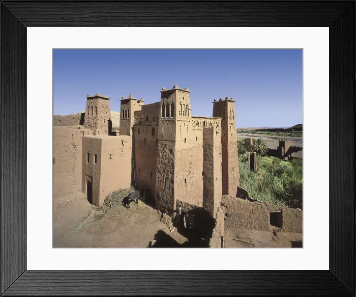 Framed Print : MOROCCO. SOUSS-MASSA-DRAA. Ait Ben Haddou. Ksar or fortified village in Tamesnar valley. AISA / Everett Collection**US SALES ONLY**