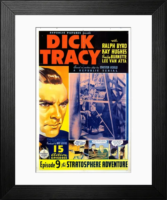 Framed Print : DICK TRACY, Ralph Byrd, 1937 Framed Print : DICK TRACY, Ralph Byrd, 1937