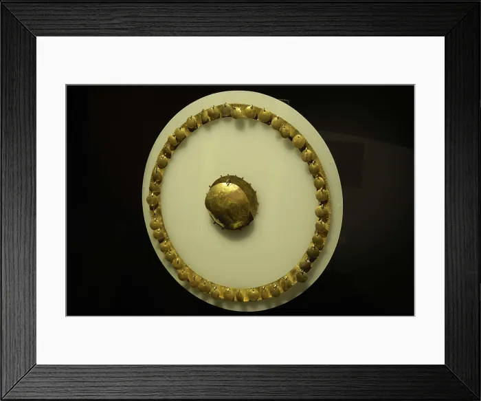 Framed Print : Sican or Lambayeque Culture (700-1300). Necklace. PERU. Ferreafe. Sicn National Museum. AISA / Everett Collection**US SALES ONLY**