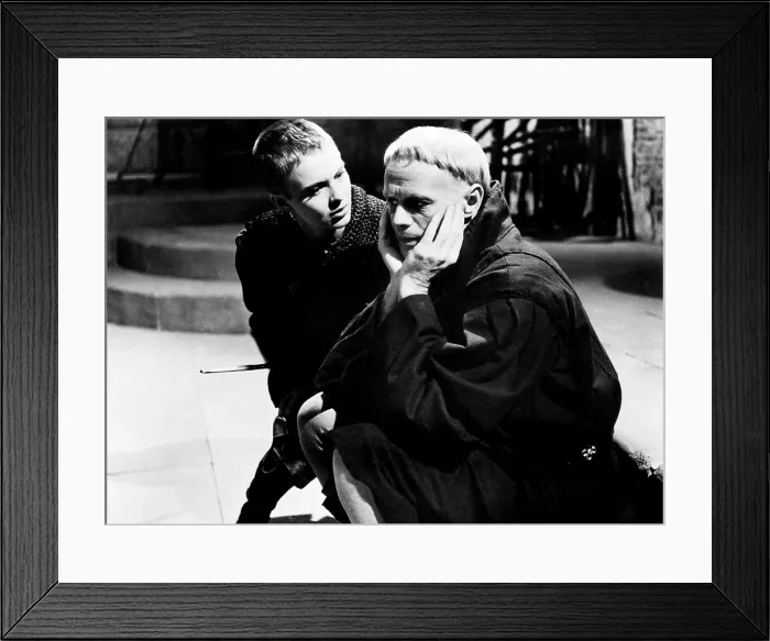 Framed Print : SAINT JOAN, from left, Jean Seberg, Richard Widmark, 1957 Framed Print : SAINT JOAN, from left, Jean Seberg, Richard Widmark, 1957