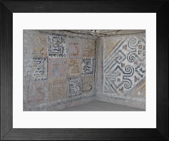 Framed Print : PERU. LA LIBERTAD. El Brujo Archaeological Complex. Moche Culture (100-750). Detail. Moche or Mochica Art. AISA / Everett Collection**US SALES ONLY** Framed Print : PERU. LA LIBERTAD. El Brujo Archaeological Complex. Moche Culture (100-750). Detail. Moche or Mochica Art. AISA / Everett Collection**US SALES ONLY**