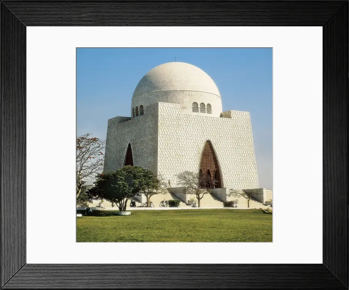 Framed Print : PAKISTAN. SINDH. Karachi. Muhammad Al Jinnah's Mausoleum. AISA / Everett Collection**US SALES ONLY**
