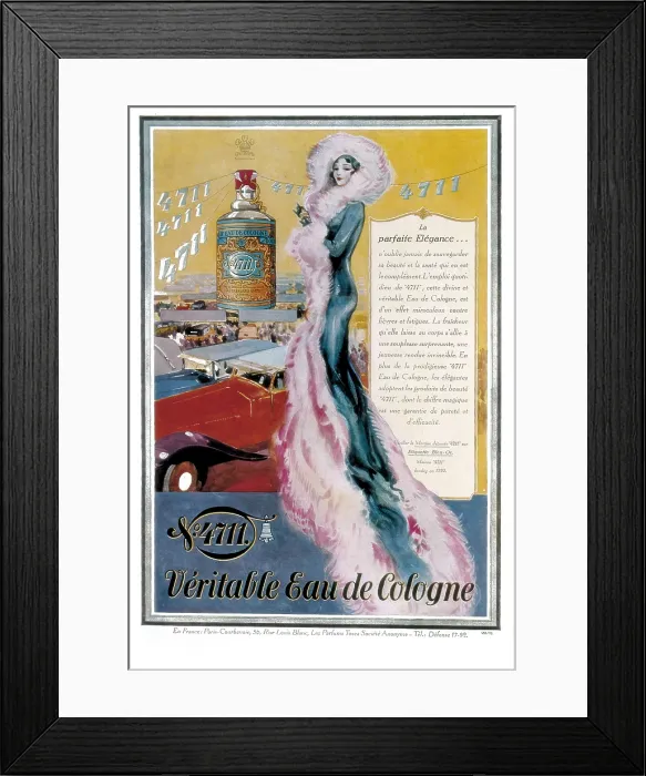 Framed Print : Advertising of Eau de Cologne (1931). AISA / Everett Collection**US SALES ONLY**