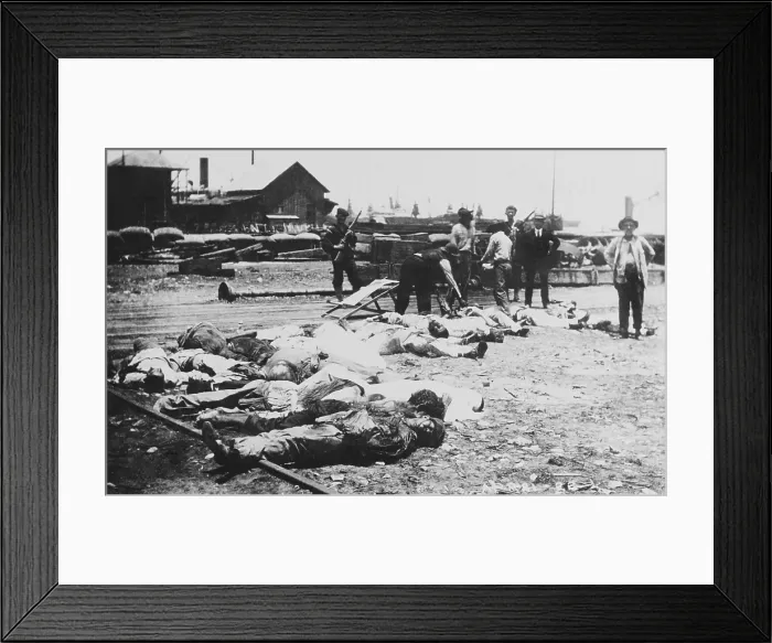Framed Print : Mexicans killed by US sailors and marines during the occupation of Vera Cruz, Mexico, Apr. 21, 1914 Framed Print : Mexicans killed by US sailors and marines during the occupation of Vera Cruz, Mexico, Apr. 21, 1914