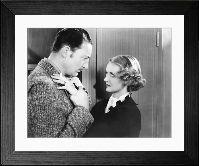 Framed Print : SATAN MET A LADY, from left, Warren William, Bette Davis, 1936 Framed Print : SATAN MET A LADY, from left, Warren William, Bette Davis, 1936