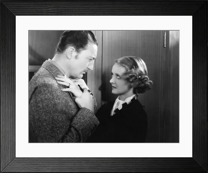 Framed Print : SATAN MET A LADY, from left, Warren William, Bette Davis, 1936 Framed Print : SATAN MET A LADY, from left, Warren William, Bette Davis, 1936