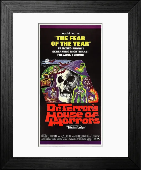 Framed Print : DR. TERROR'S HOUSE OF HORRORS, poster art, 1965