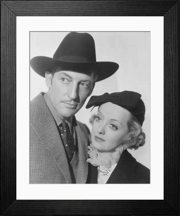 Framed Print : SATAN MET A LADY, from left: Warren William, Bette Davis, 1936