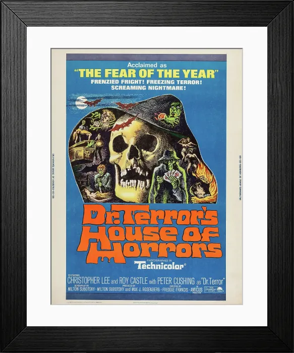 Framed Print : DR. TERROR'S HOUSE OF HORRORS, US poster, 1965