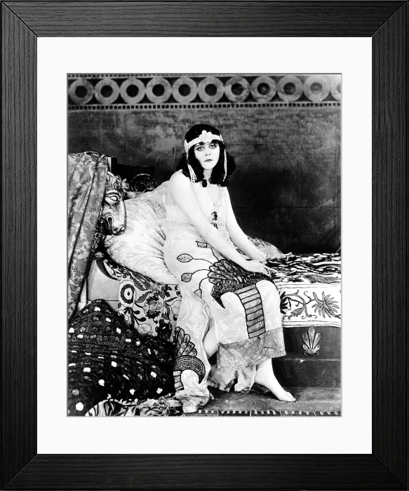 Framed Print : SALOME, Theda Bara, 1918, TM and Copyright 20th Century Fox Film Corp. All rights reserved. / courtesy Everett Collection