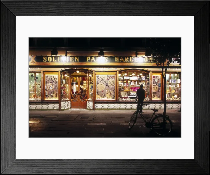 Framed Print : SPAIN. Barcelona. Gothic Quarter. Plaa del Pi (Pine Square). Shop. AISA / Everett Collection**US SALES ONLY** Framed Print : SPAIN. Barcelona. Gothic Quarter. Plaa del Pi (Pine Square). Shop. AISA / Everett Collection**US SALES ONLY**