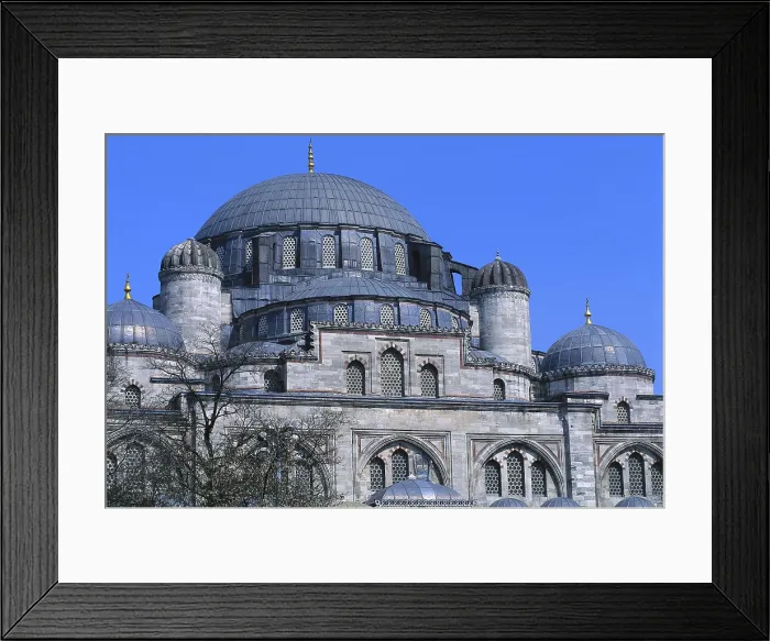 Framed Print : SINAN, Mimar (1490-1588). Sehzade Mosque. 1544-1548. TURKEY. Istanbul. Ottoman art. Architecture. AISA / Everett Collection**US SALES ONLY**