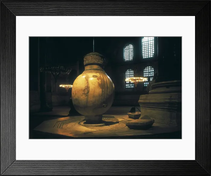 Framed Print : TURKEY. Istanbul. Hagia Sophia (Basilica of St. Sophia). Marble fountain from the period of Murad III. AISA / Everett Collection**US SALES ONLY** Framed Print : TURKEY. Istanbul. Hagia Sophia (Basilica of St. Sophia). Marble fountain from the period of Murad III. AISA / Everett Collection**US SALES ONLY**