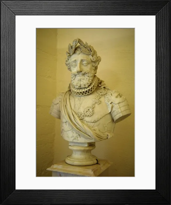 Framed Print : FRANCE. Pau. Castle. Bust of Herny IV. Sculpture. AISA / Everett Collection**US SALES ONLY** Framed Print : FRANCE. Pau. Castle. Bust of Herny IV. Sculpture. AISA / Everett Collection**US SALES ONLY**