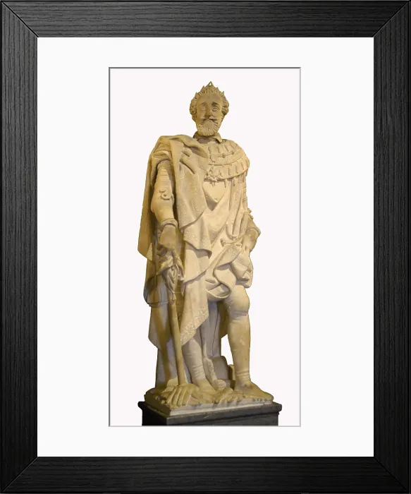 Framed Print : FRANCE. Pau. Castle. Statue of Henry IV. Sculpture. AISA / Everett Collection**US SALES ONLY**