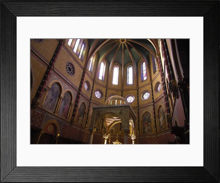 Framed Print : FRANCE. Pau. Church of Saint-Martin (19th c.). Neo-Gothic. Architecture. AISA / Everett Collection**US SALES ONLY**