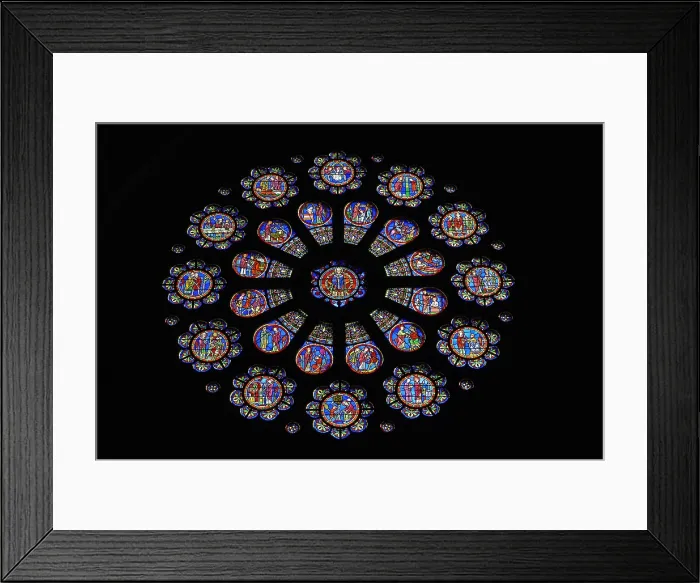 Framed Print : FRANCE. Pau. Church of Saint-Martin (19th c.). Rose window with Saint Martin's Life. Neo-Gothic. Glass window; Architecture. AISA / Everett Collection**US SALES ONLY** Framed Print : FRANCE. Pau. Church of Saint-Martin (19th c.). Rose window with Saint Martin's Life. Neo-Gothic. Glass window; Architecture. AISA / Everett Collection**US SALES ONLY**