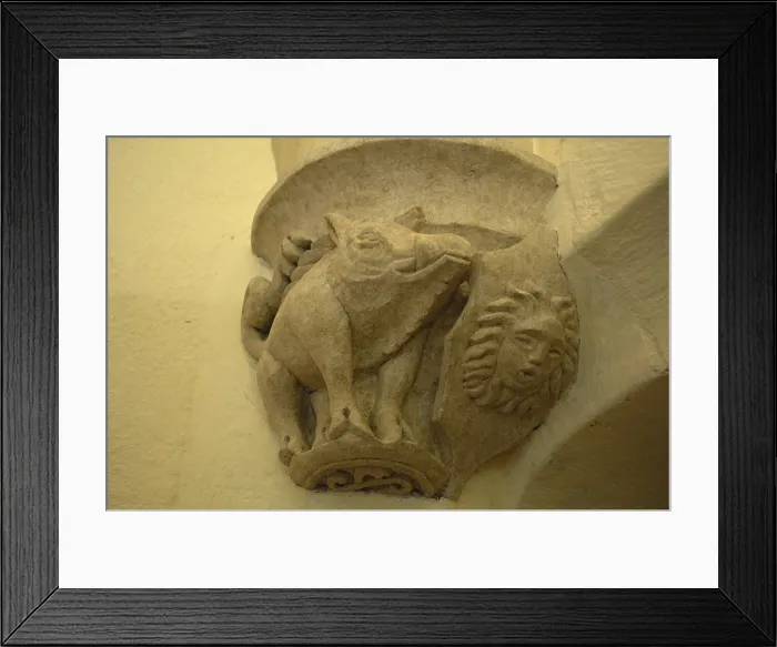 Framed Print : FRANCE. Pau. Castle. Inner decorative detail. Sculpture. AISA / Everett Collection**US SALES ONLY**