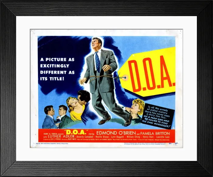 Framed Print : D.O.A. Edmond O'Brien, 1950 Framed Print : D.O.A. Edmond O'Brien, 1950