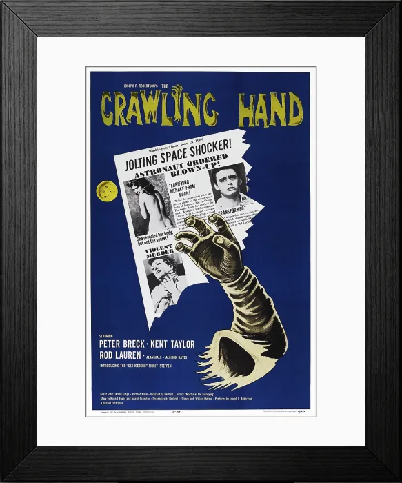 Framed Print : THE CRAWLING HAND, US poster, 1963