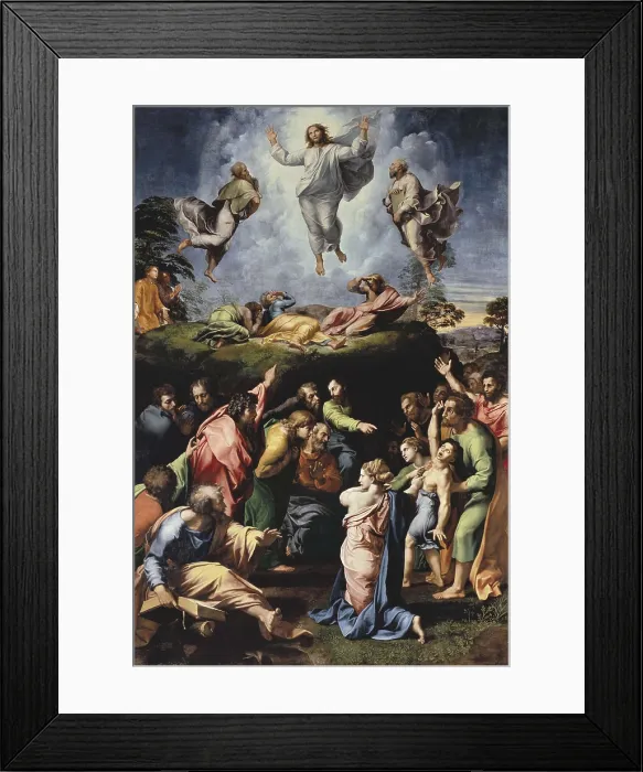 Framed Print : Raphael (1483-1520). Transfiguration. 1517 - 1520. Renaissance art. Cinquecento. Fresco. VATICAN CITY. Vatican Museums. AISA / Everett Collection**US SALES ONLY** Framed Print : Raphael (1483-1520). Transfiguration. 1517 - 1520. Renaissance art. Cinquecento. Fresco. VATICAN CITY. Vatican Museums. AISA / Everett Collection**US SALES ONLY**