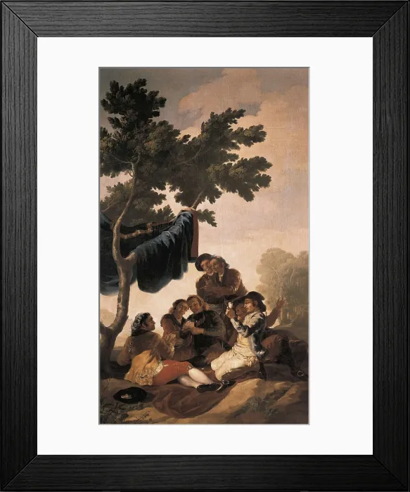 Framed Print : GOYA Y LUCIENTES, Francisco de (1746-1828). The Card Players. 1777-1778. Cartoon for tapestry Framed Print : GOYA Y LUCIENTES, Francisco de (1746-1828). The Card Players. 1777-1778. Cartoon for tapestry