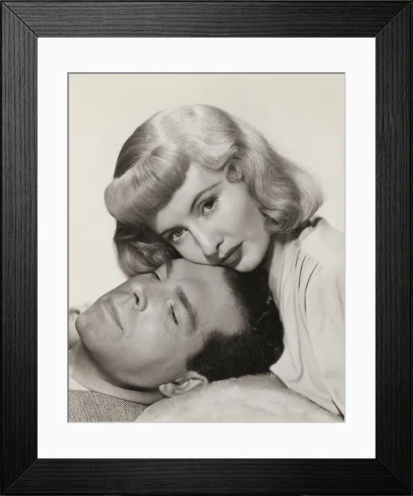 Framed Print : DOUBLE INDEMNITY, from top: Barbara Stanwyck, Fred MacMurray, 1944 Framed Print : DOUBLE INDEMNITY, from top: Barbara Stanwyck, Fred MacMurray, 1944