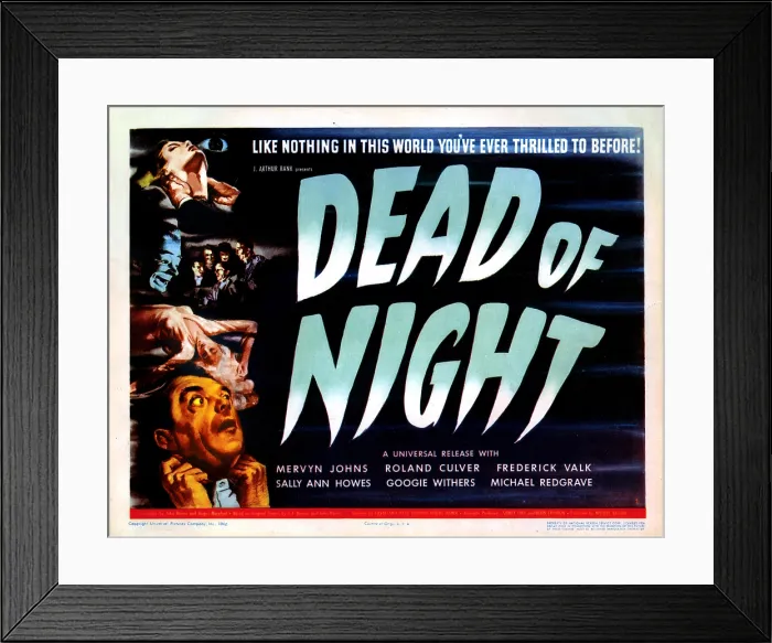 Framed Print : DEAD OF NIGHT, Mervyn Johns (bottom), 1945